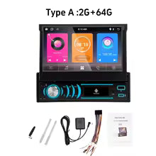 autoradio écran rétractable CARPLAY ANDROID AUTO