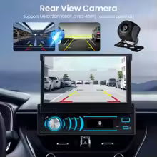 autoradio écran rétractable CARPLAY ANDROID AUTO