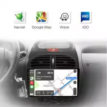 Carplay Android Auto pour Peugeot 206 2001 - 2016